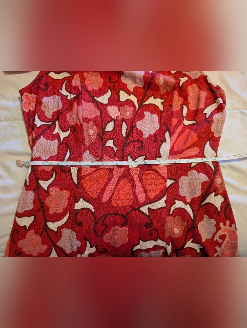 Farm Rio Red Midi Dress - Picture 9 of 10